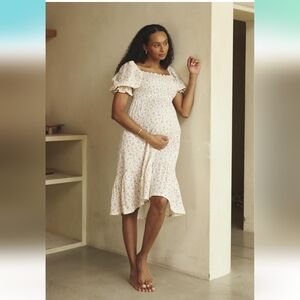 Nothing Fits But Sakura Dress In Peach Floral